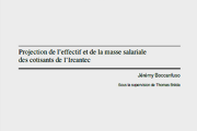 Projection de l’effectif et de la masse salariale des cotisants de l’Ircantec – Jérémy Boccanfuso