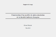 Construction d’un modèle de micro-simulation de la fiscalité indirecte française – Olivier Meslin