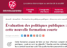 Évaluation des politiques publiques : découvrez cette nouvelle formation courte