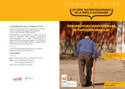 18 mai – Journée d’étude Ined/IPP : Défis socioéconomiques de la perte d’autonomie