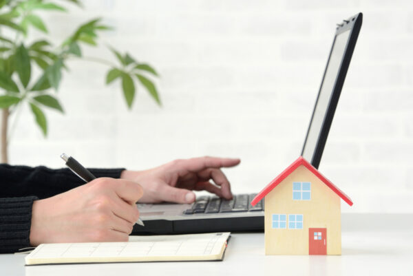 a person who works from home using a computer