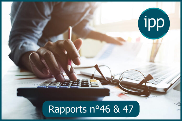 rapport IPP 46 47 IPP une personne tape sur sa calculette et son ordi simultanément et lit des documents papiers