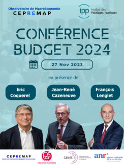 conférence budget 2024 27 nov en présence d'eric coquerel, jean-rené cazeneuve, françois lenglet