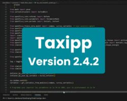 Taxipp : la version 2.4.2 est désormais disponible en ligne